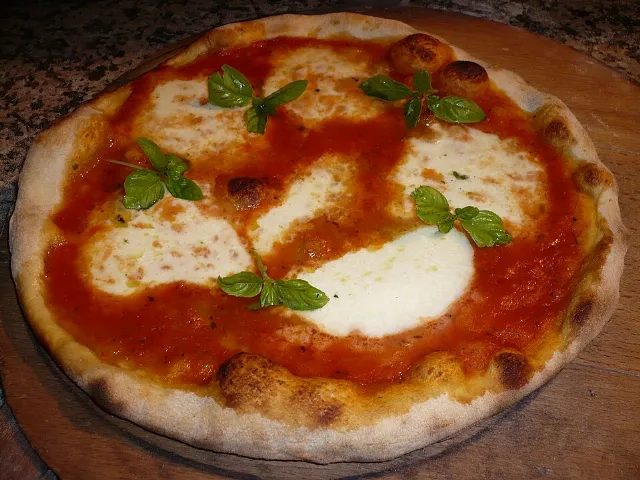 Wood-Fired Margherita Pizza